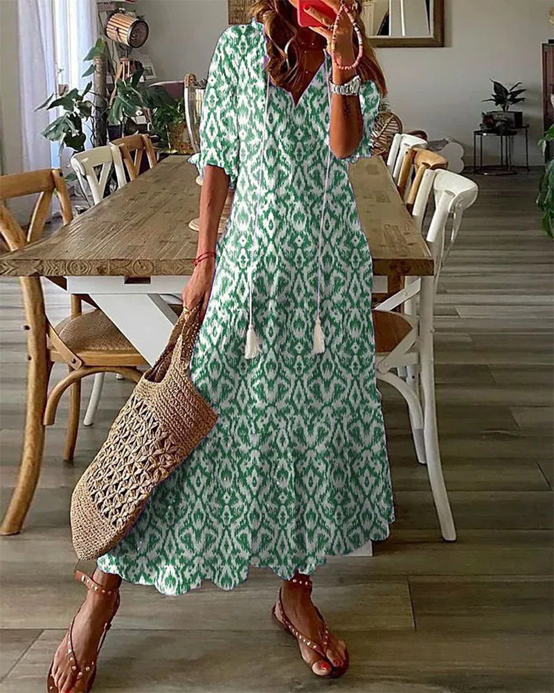 ARIA | Robe Bohème Ventre Couvert