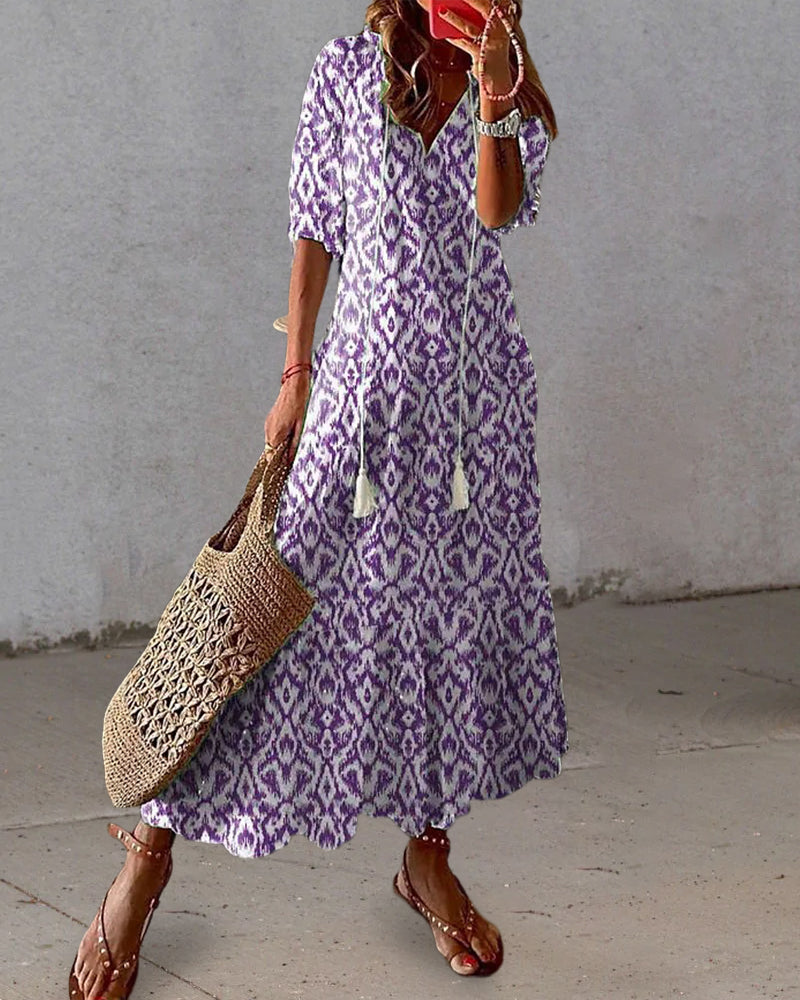 ARIA | Robe Bohème Ventre Couvert