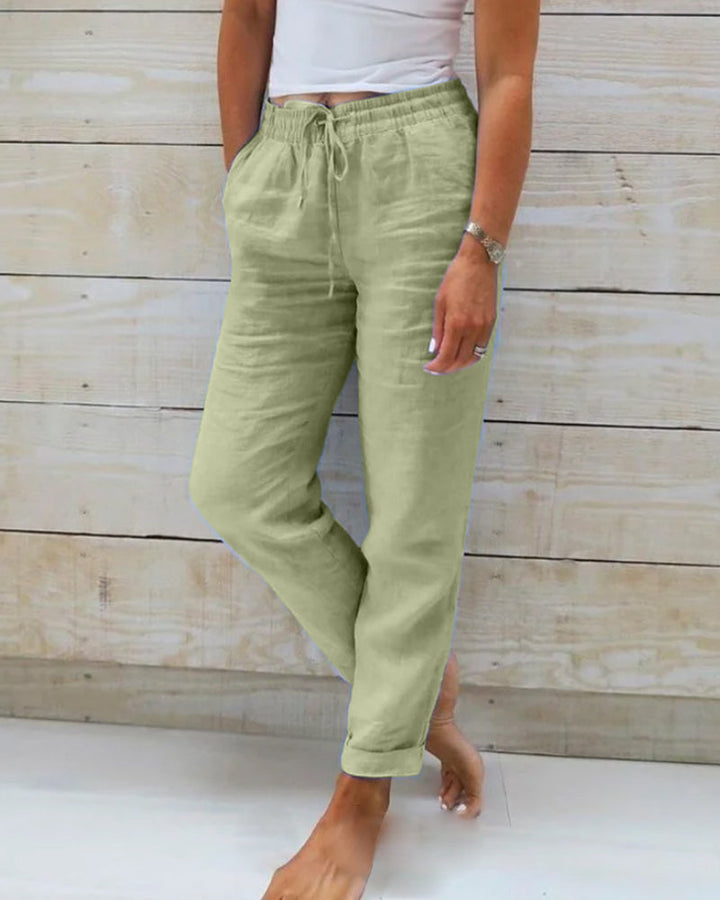 Aurora | Pantalon Décontracté à Cordon