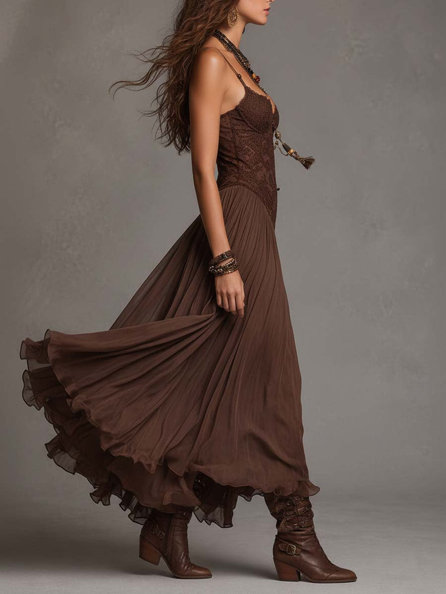 Robe femme enchantement bohème