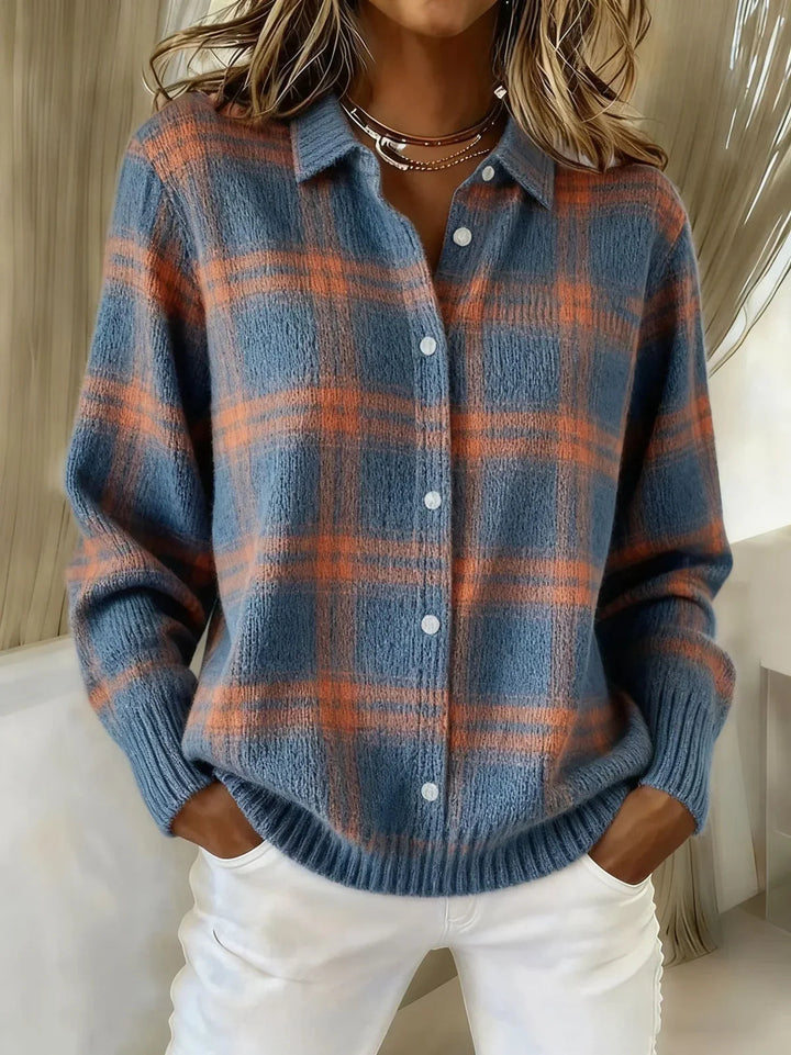 Camille - Gilet à carreaux