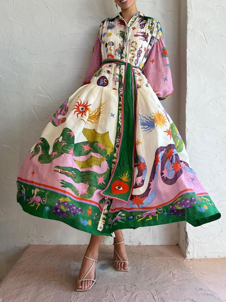 Helena | Robe Plissée Légère de Plage