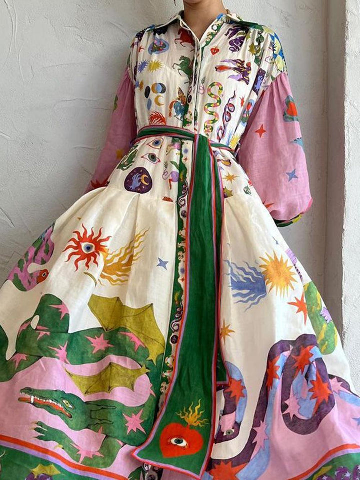 Helena | Robe Plissée Légère de Plage
