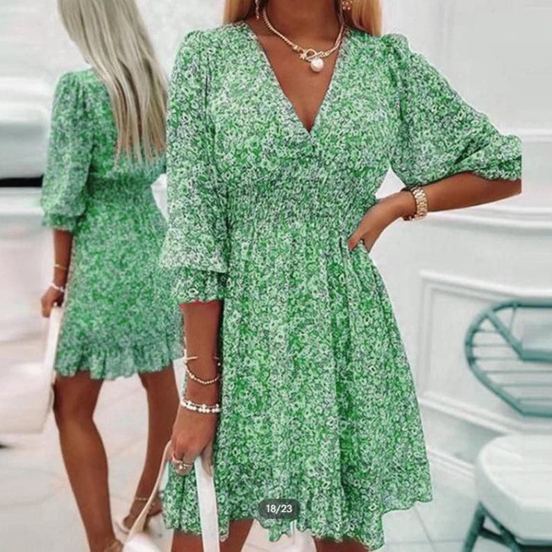 Vera | Robe Fleurie Élégante