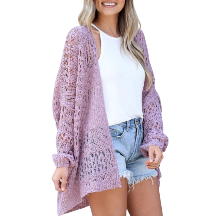 NAOMI | Cardigan d'Été Bohème Oversize Léger