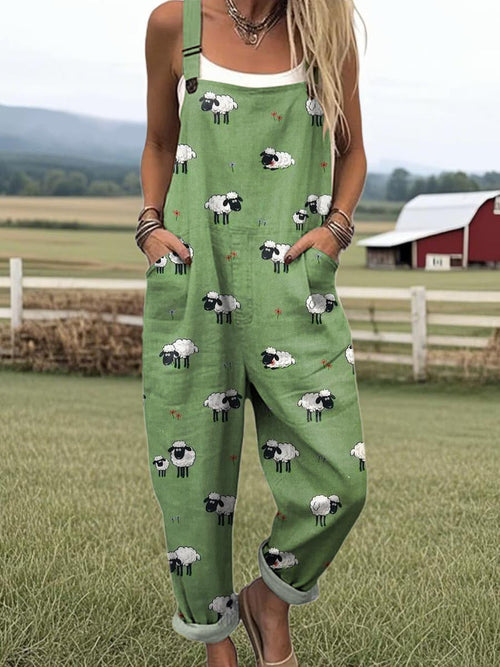 Salopette Whimsical Sheep