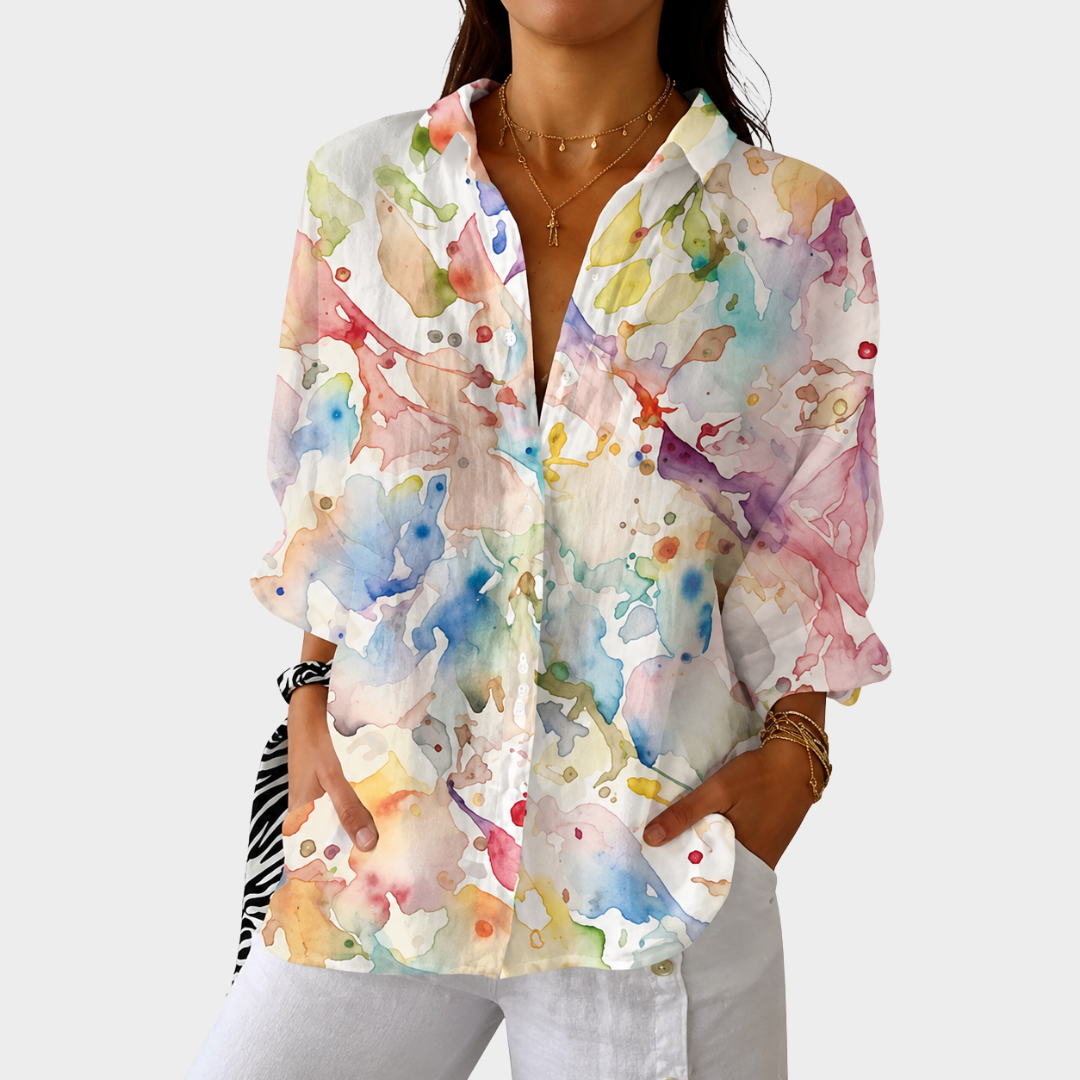 Blouse Légère et Colorée à Imprimé