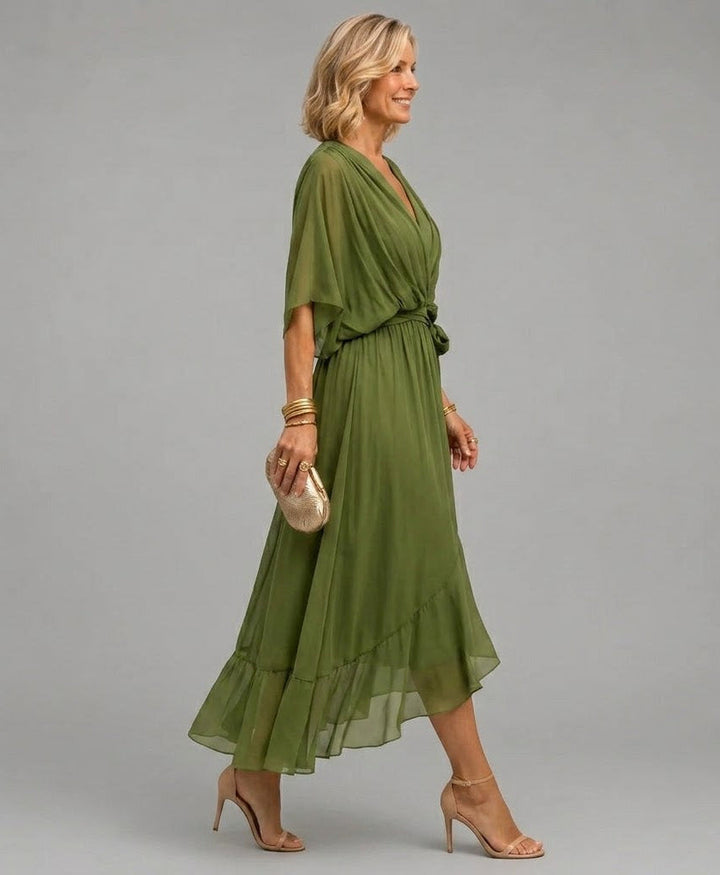 La Robe Monica à Col en V