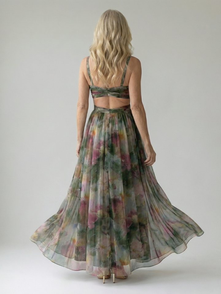 Maison Collete Paris | Robe Maxi Portefeuille Douce
