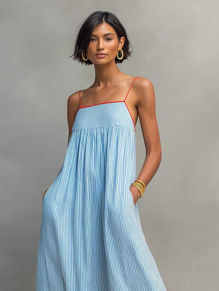 Robe femme brise méditerranéenne