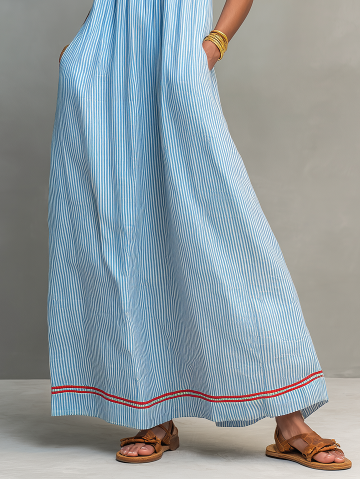 Robe femme brise méditerranéenne