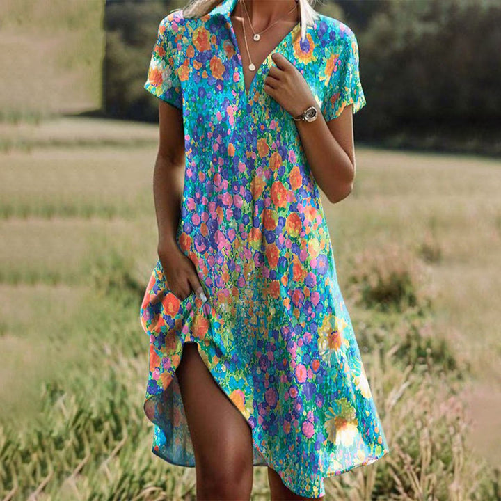 Tansy Robe Midi d'Été