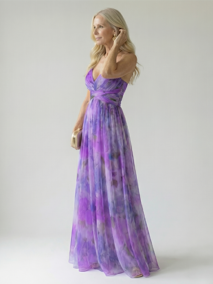 Maison Collete Paris | Robe Maxi Portefeuille Douce