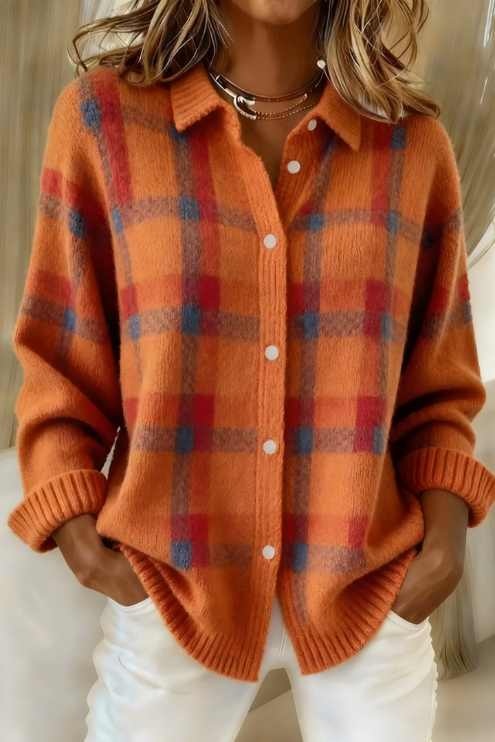 Camille - Gilet à carreaux
