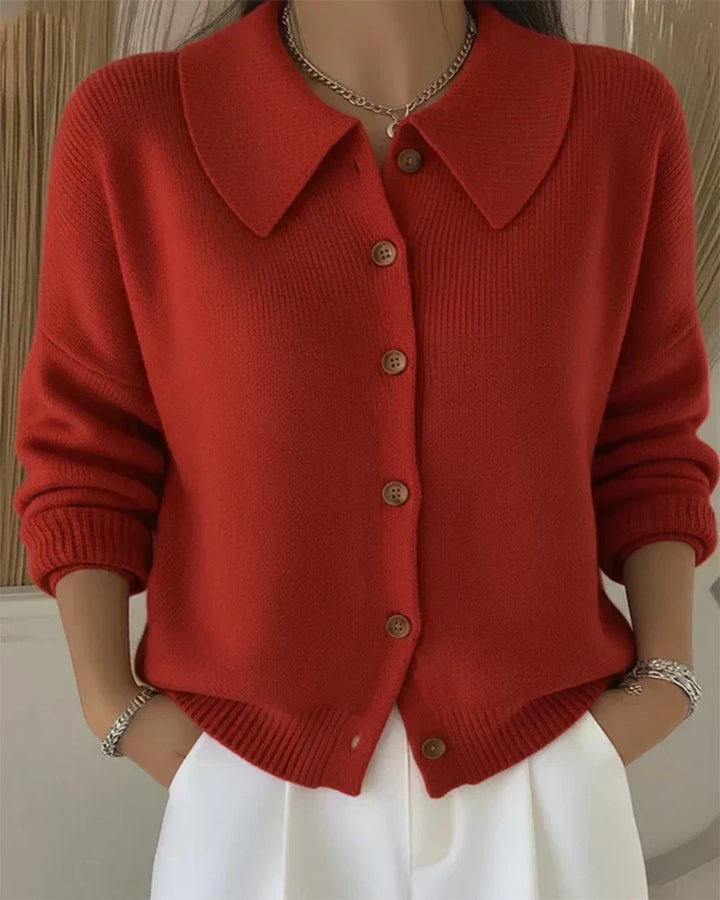 Vespera™ | bouton Collar cardigan