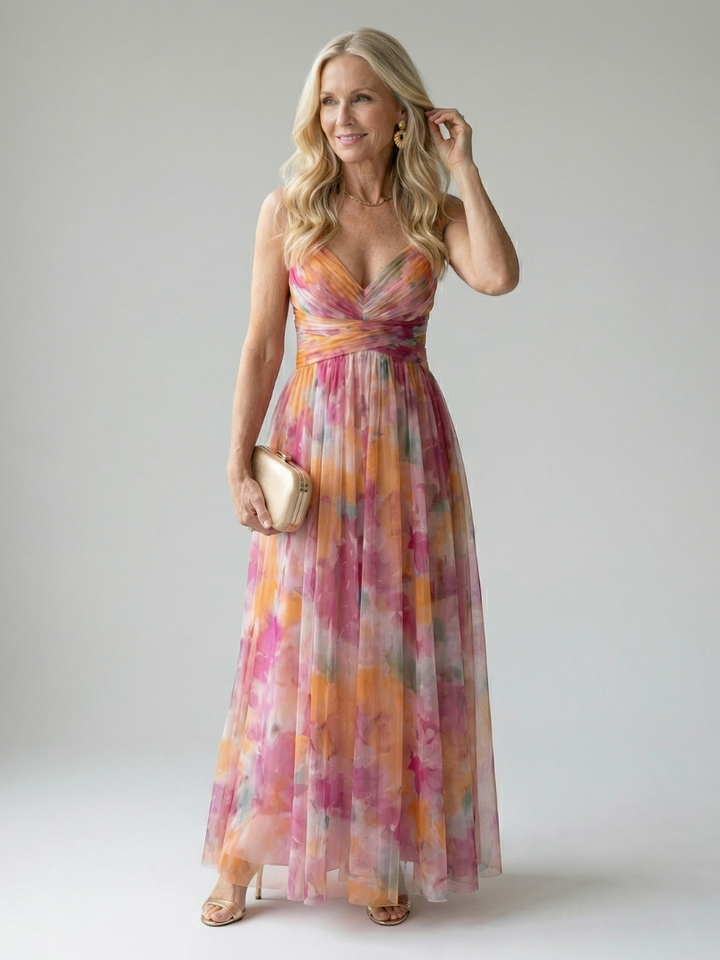 Maison Collete Paris | Robe Maxi Portefeuille Douce