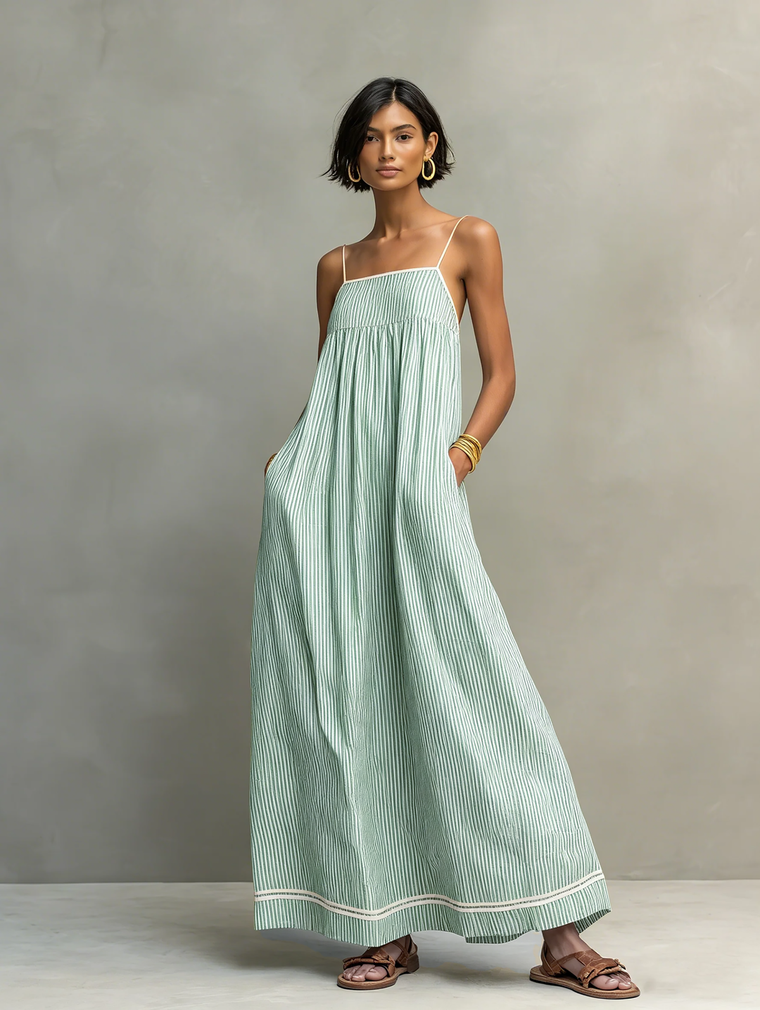 Robe femme brise méditerranéenne