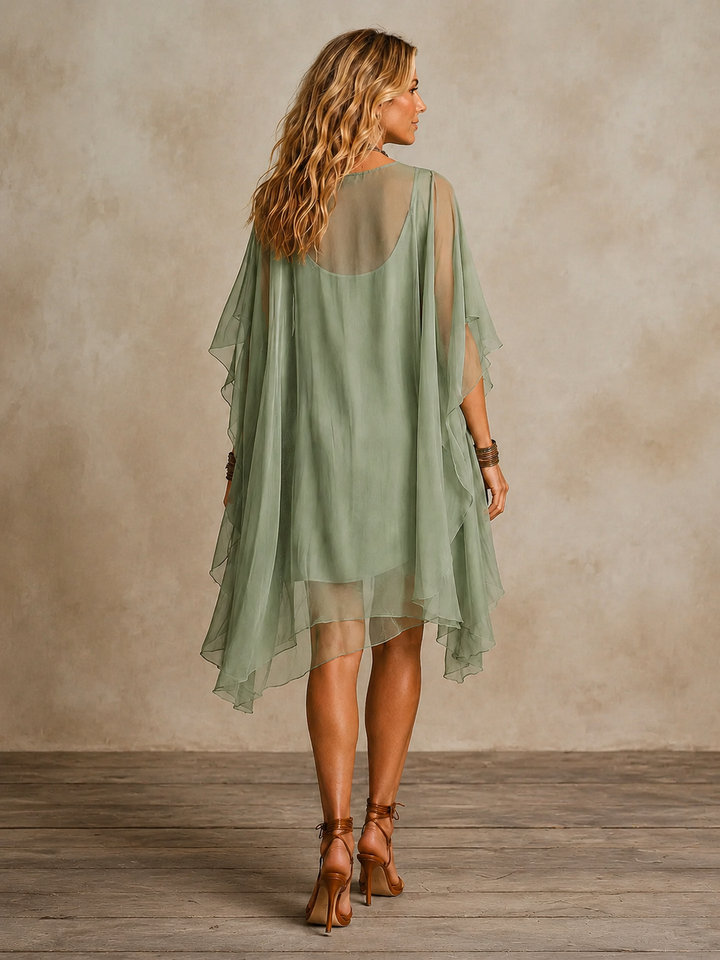 Ella | Robe mini bohème à volants