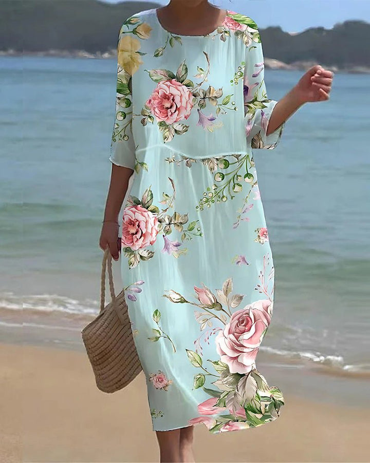 Brya | Robe Fleur du Coucher de Soleil