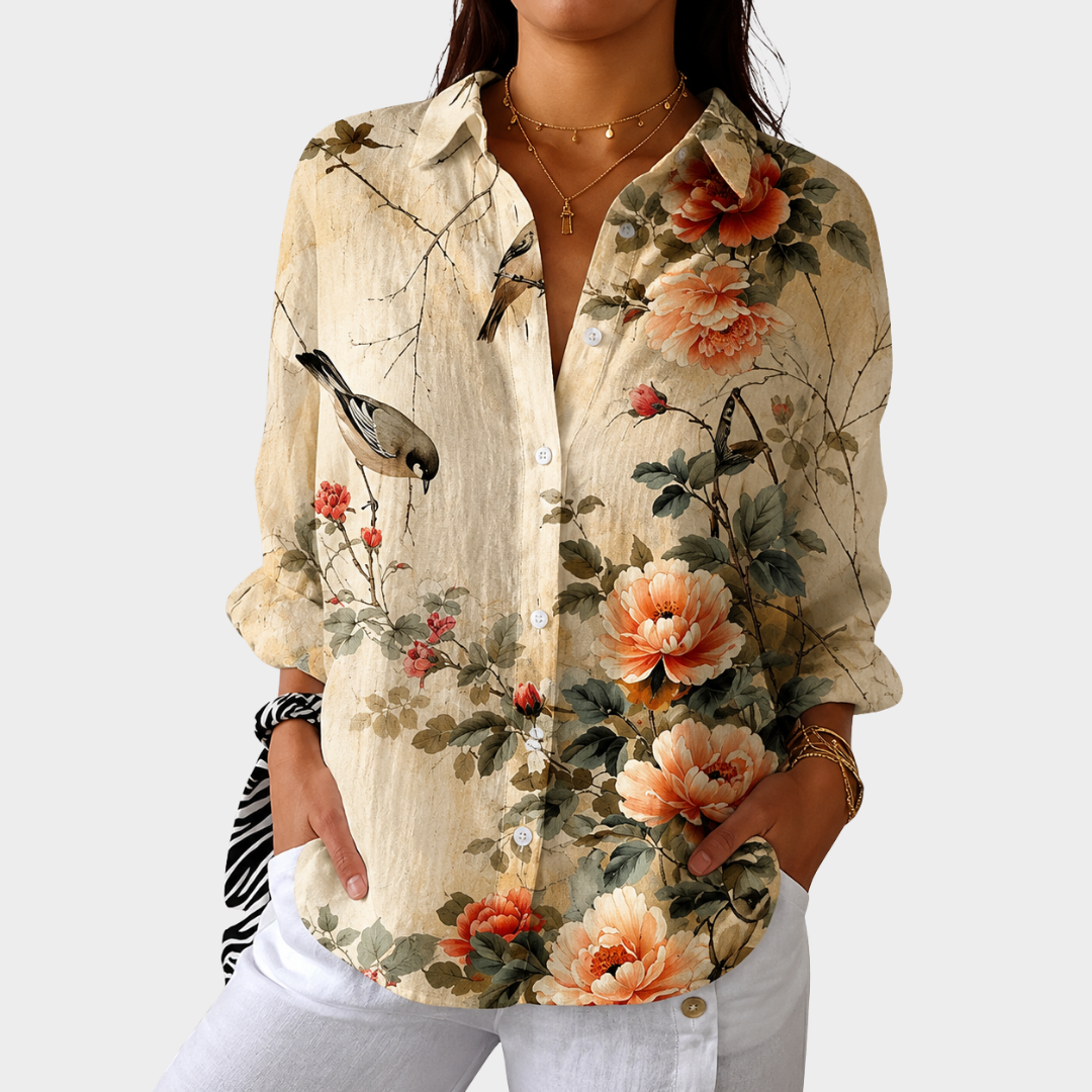 Blouse Légère et Colorée à Imprimé