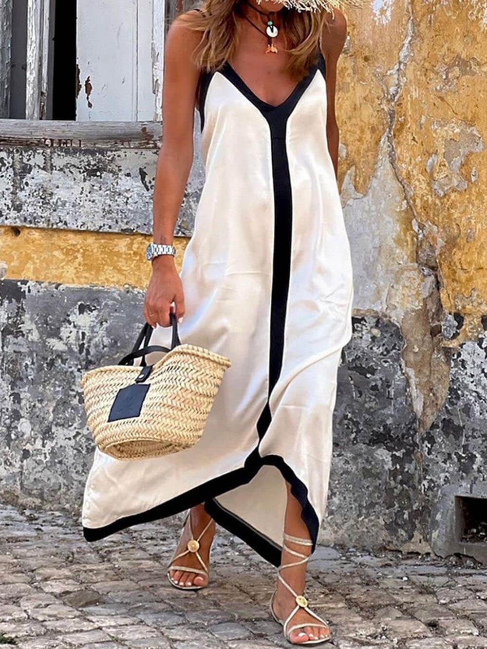 Silvana | Robe Midi Colorblock