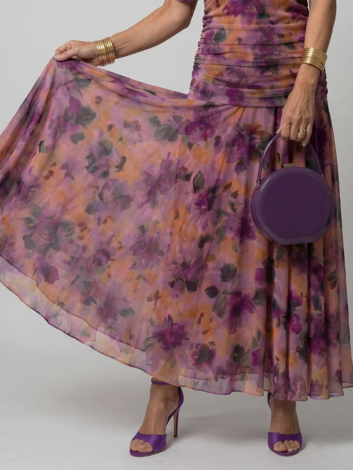 Calen | Robe Midi Fluide Épaules Dénudées