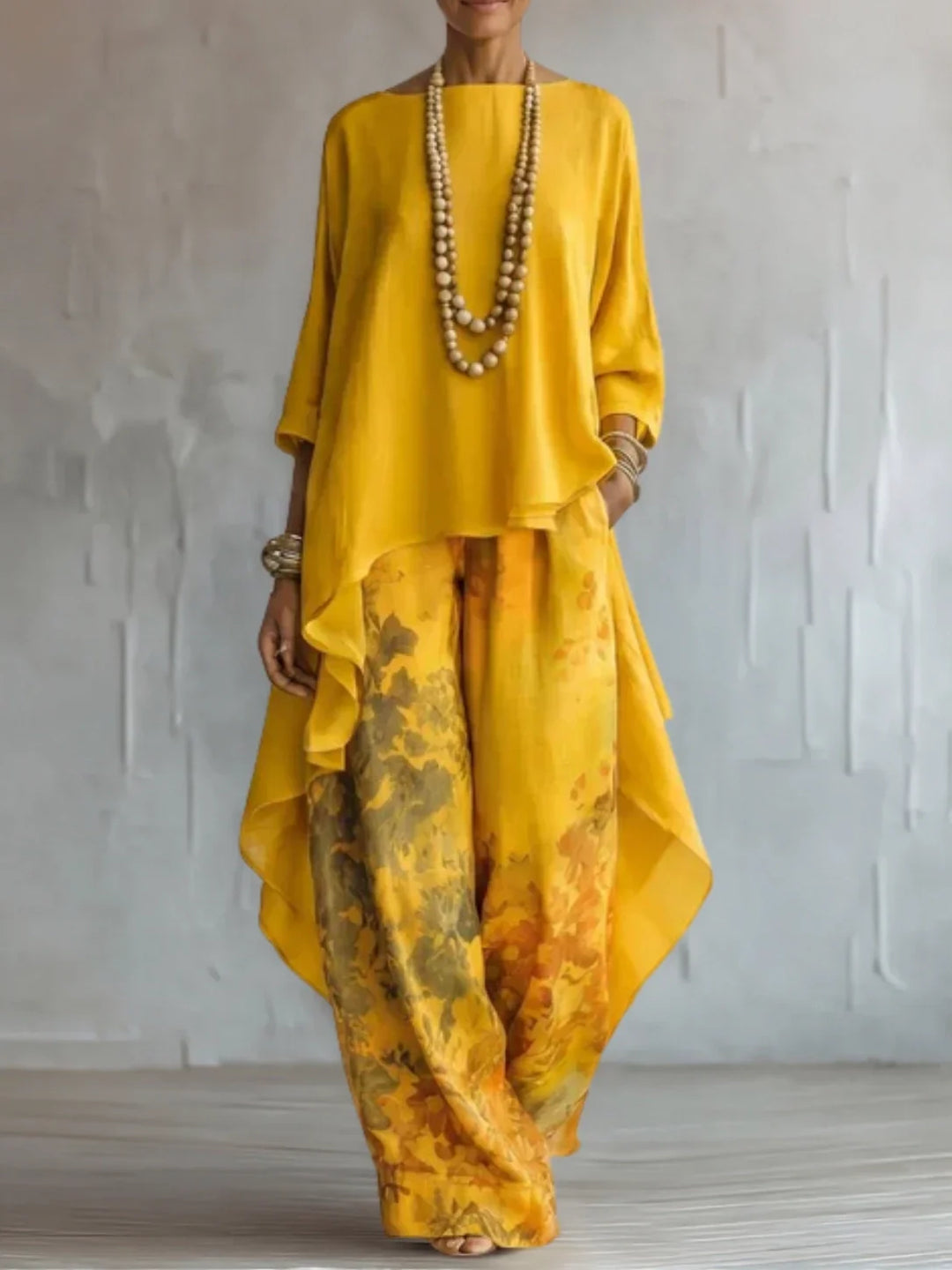 Ginevra | Ensemble Fluide Asymétrique Fleuri