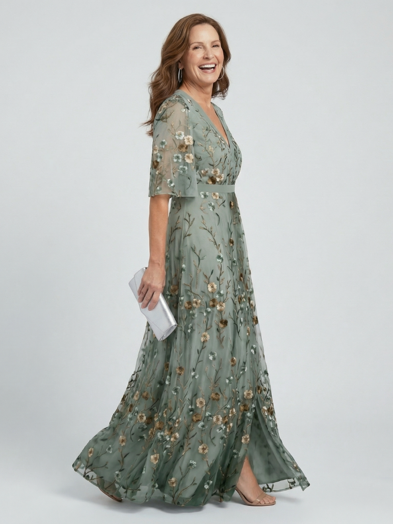 Selora | Robe Maxi Fluide Halter à Imprimé Floral