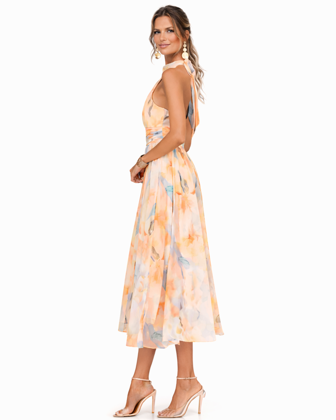Aurora | Robe à encolure halter