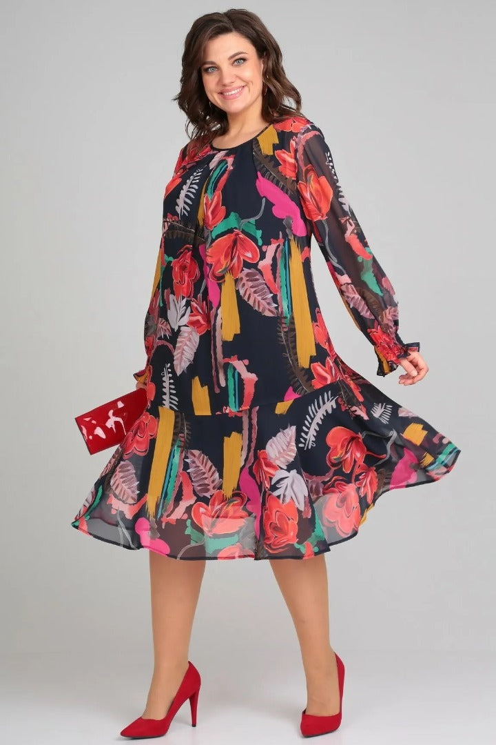 Florida – Robe élégante à fleurs