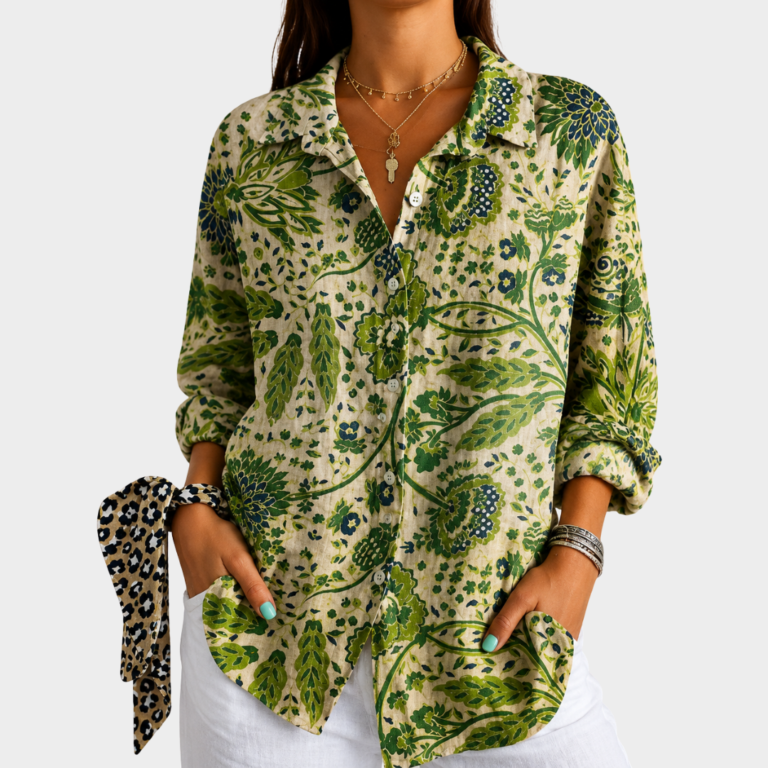 Blouse Évasion Jardin Verdoyant