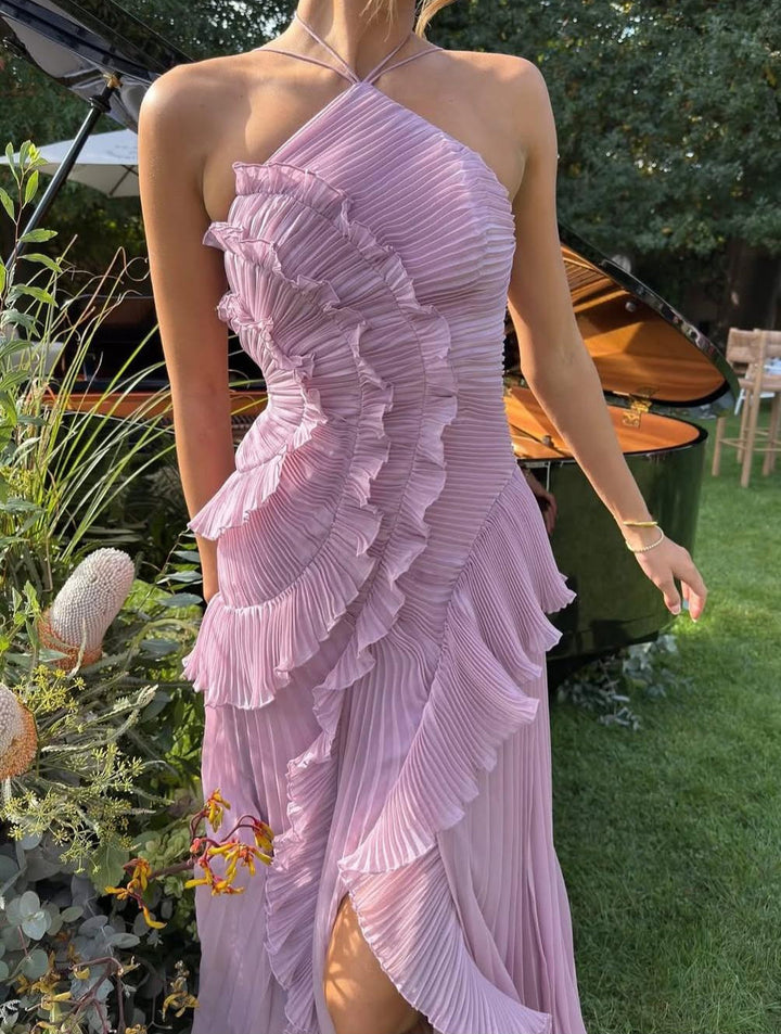 Melisa | Robe Lavande Édition Limitée à Volants