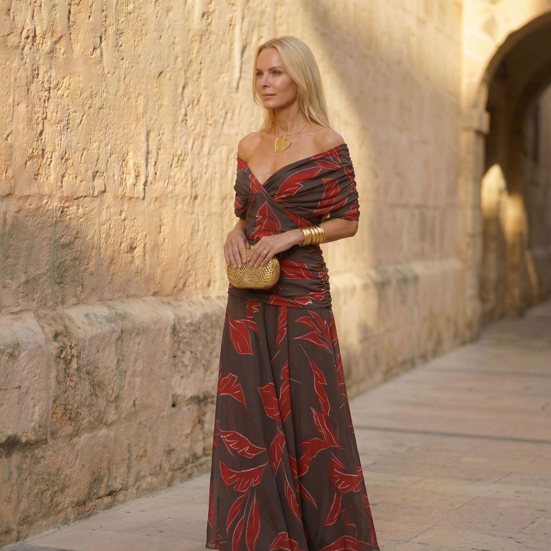 Poppy | Robe Feuille Élégante