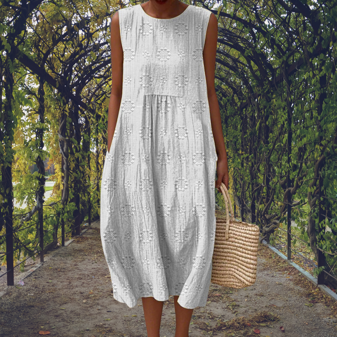 Courtney | Robe Élégante Sans Manches à Poches