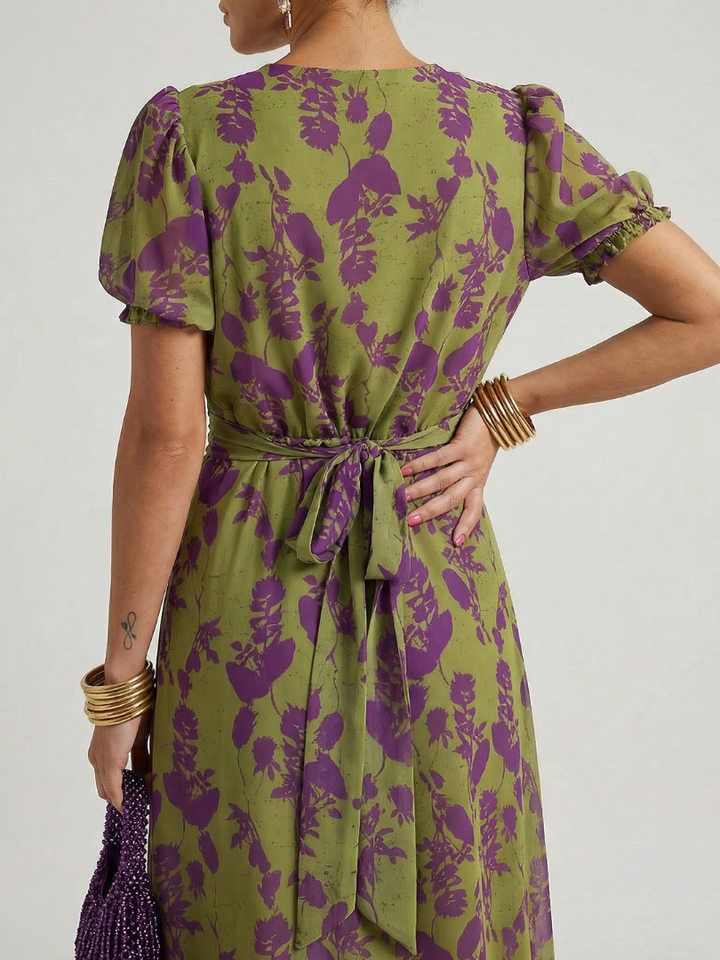 Virel | Robe Midi Fleurie Décontractée