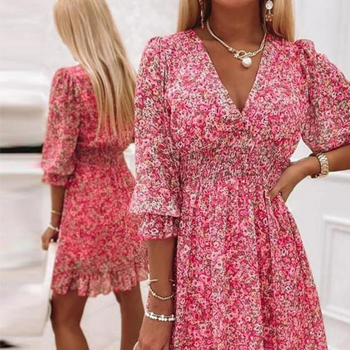 Vera | Robe Fleurie Élégante