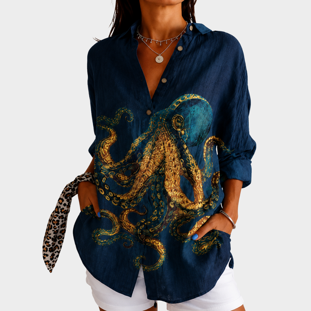 Blouse Affirmée Trésor Océanique