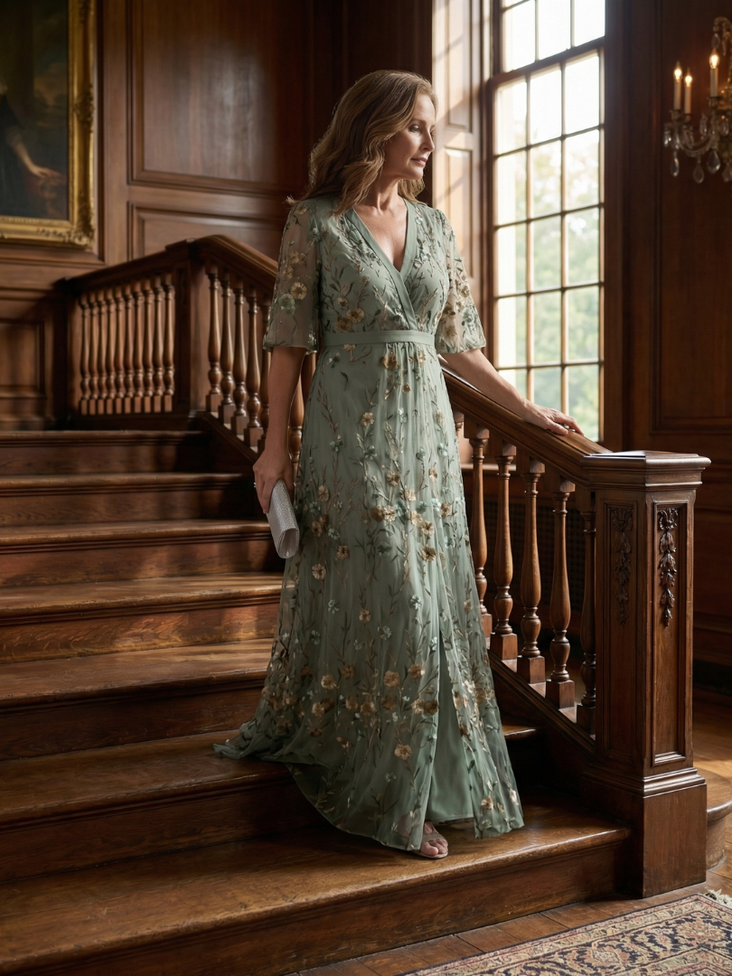 Selora | Robe Maxi Fluide Halter à Imprimé Floral