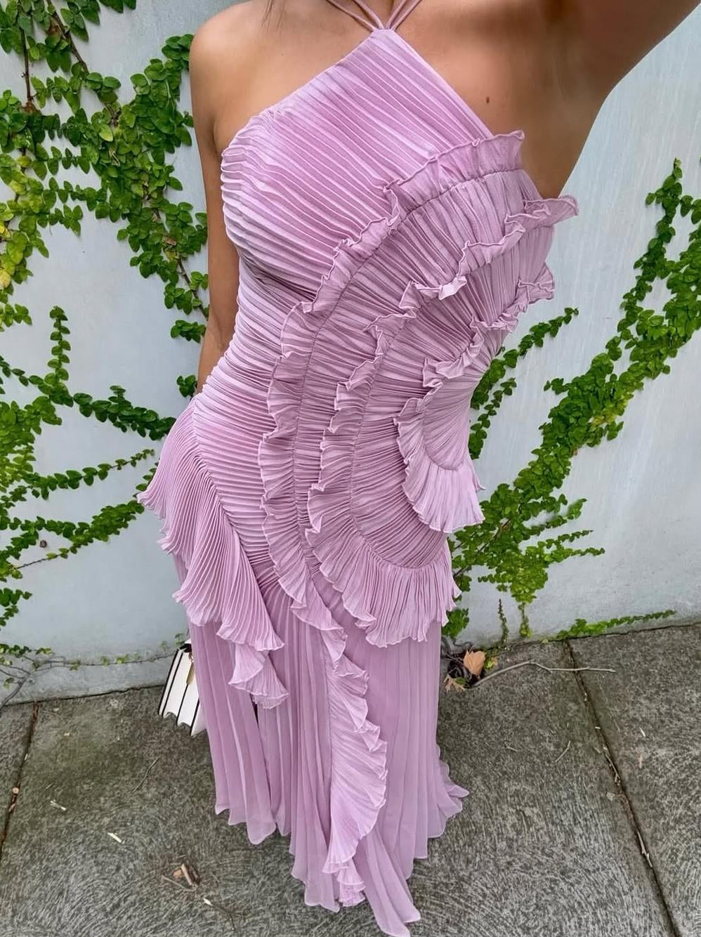 Melisa | Robe Lavande Édition Limitée à Volants