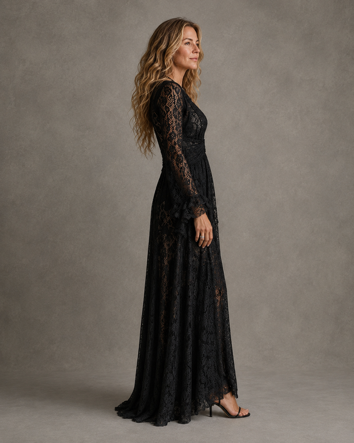 Charlotte | Robe maxi à décolleté V profond