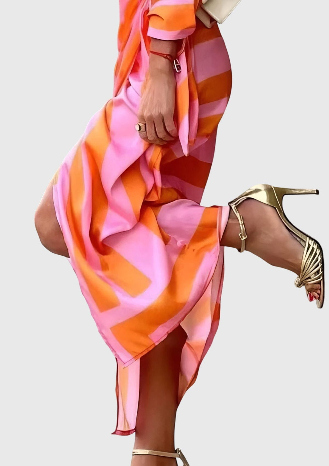 Everly™ | Robe Portefeuille Élégante Imprimée