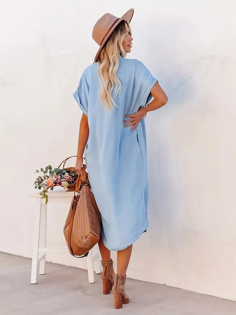 SAVANNAH | Robe Chemise à Poches