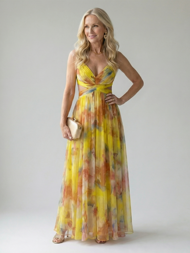 Isel | Robe Maxi Portefeuille Souple