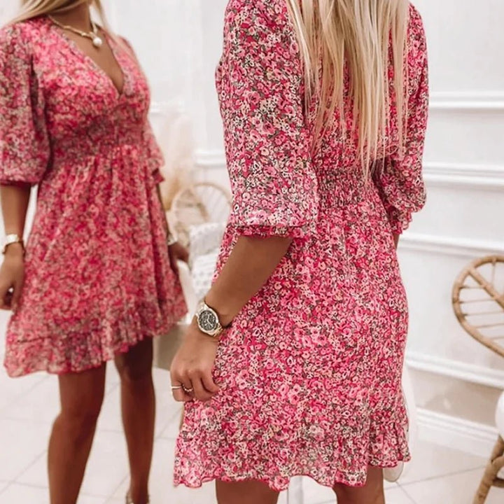 Vera | Robe Fleurie Élégante