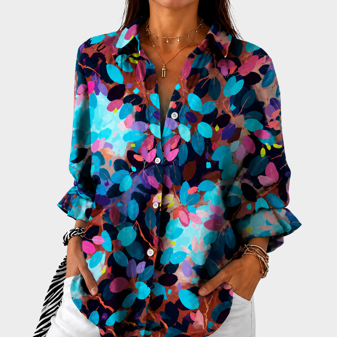 Blouse Affirmée Jardin Crépusculaire