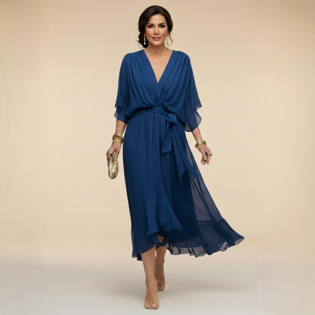 La Robe Monica à Col en V