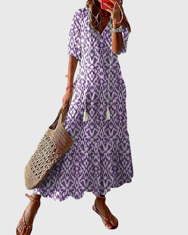 Amalia™ | Robe Boho Vintage Été