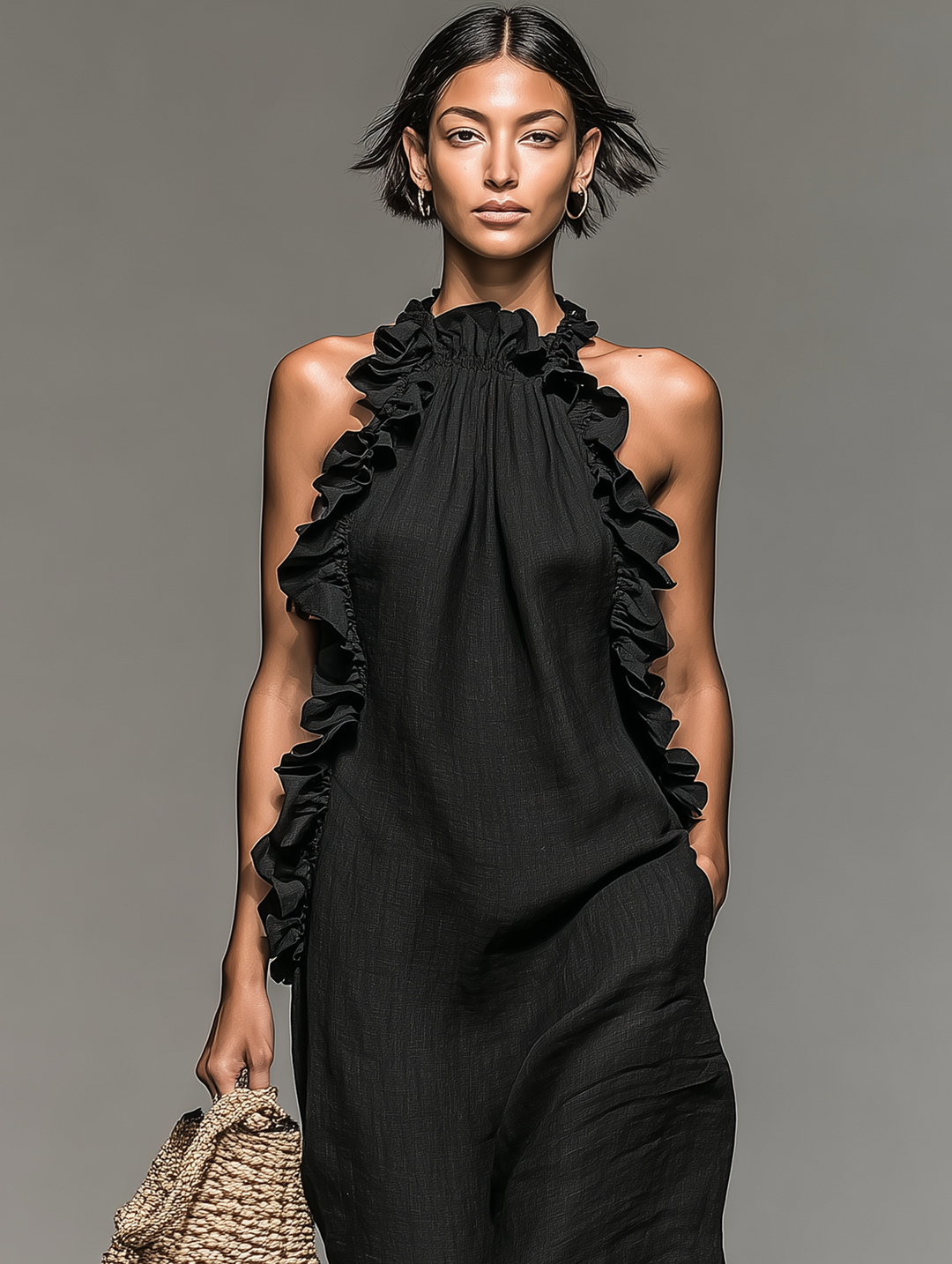 Gladys - Robe longue avec poches