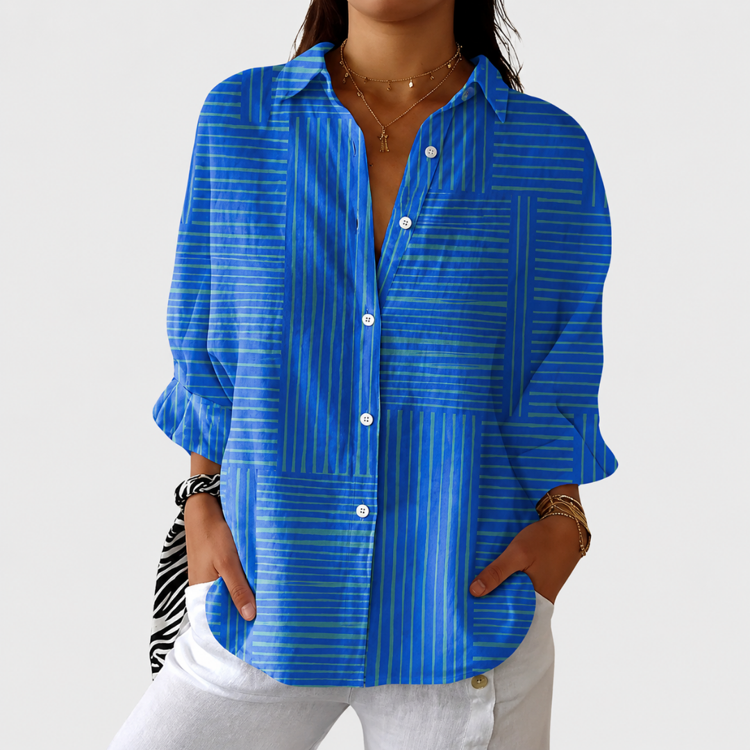 Blouse Imprimée Légère et Colorée
