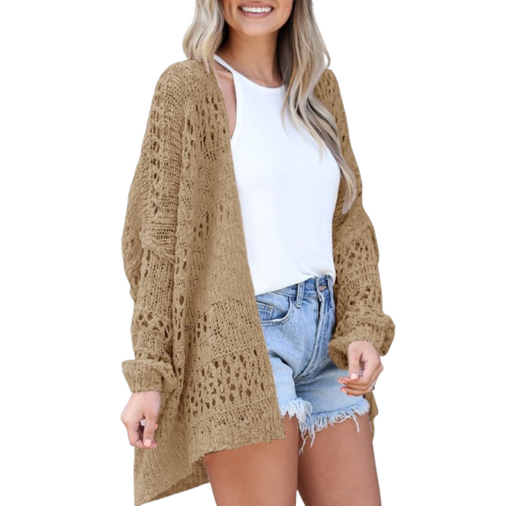 NAOMI | Cardigan d'Été Bohème Oversize Léger